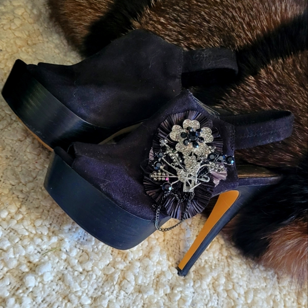 Gorgeous beaded formal heels